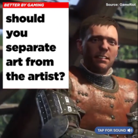 Is it possible to separate the art from the artist?