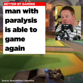 Custom Controller allows disabled gamer to play